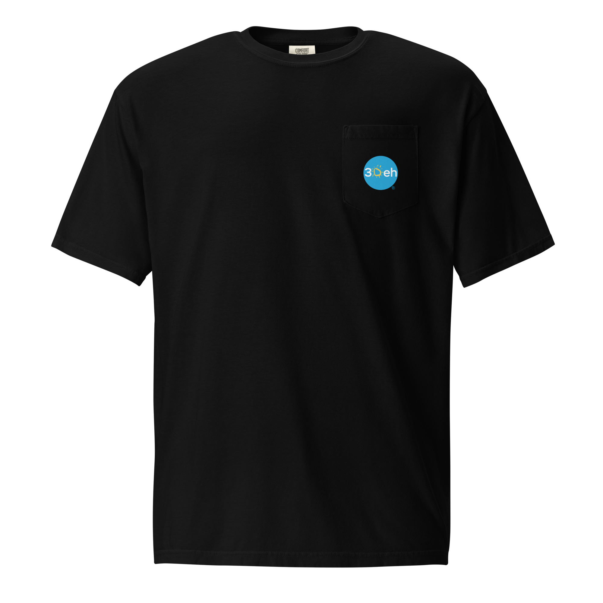 30eh Logo || Comfort Colors Unisex Garment-Dyed Pocket T-Shirt